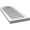 Ekena Millwork Round Top Surface Mount PVC Gable Vent: Functional, w/ 2"W x 2"P Brickmould Sill Frame, 14"W x 36"H GVPRT14X3603SF - alternate 2
